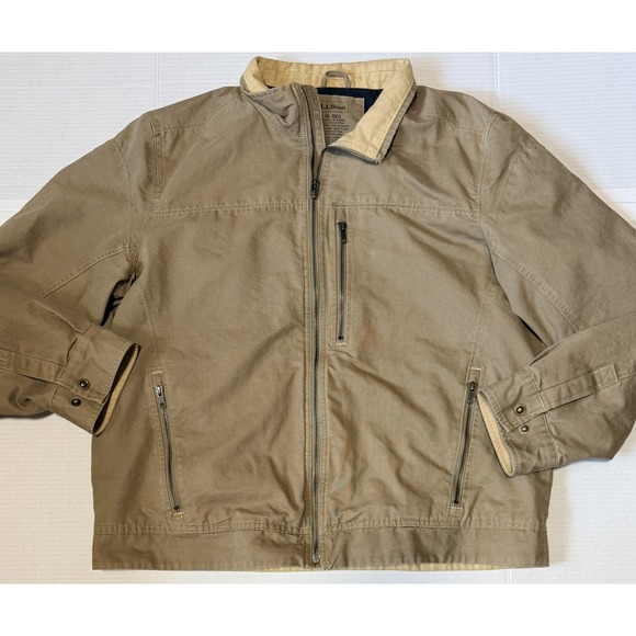 L.L. Bean Other - LL BEAN - Men's Jacket - Canvas Fleece Lined Bomber 290562 - X-Large Reg XL